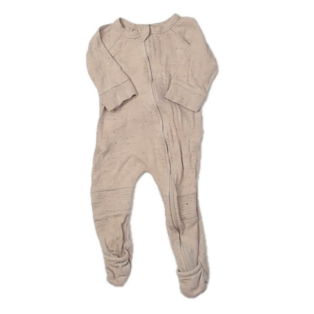 Goumi Boys Oatmeal 1-piece footed Pajamas size: 6-12 Months